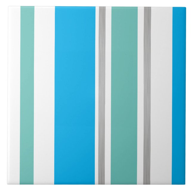 Keramiskt plattor - Coola Blue Silver Split Kakelplatta (Framsidan)