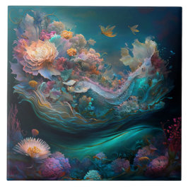 keramiskt plattor för havslevande undervattensliv kakelplatta