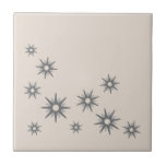Keramiskt plattor från Silver i mitten av århundra Kakelplatta<br><div class="desc">Modern,  inspirerad design i mitten av århundradet med vintage retro silver startar i en ekologisk design med en lätt bakgrund med ben-färgad. Enkel,  ren modern design.</div>
