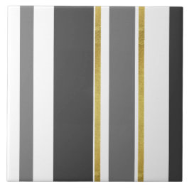 Keramiskt plattor - Grått med Guld delad Kakelplatta