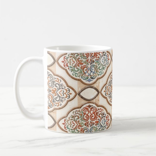 Keramiskt plattor: Konstnärliga väggdäck Kaffemugg (Vänster)