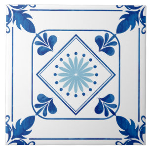 Keramiskt plattor (Light Blue) i Medelhavet Kakelplatta