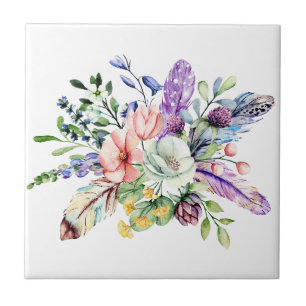 Keramiskt plattor, liten (4,25 x 4,25 tum), kakelplatta