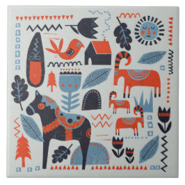 Keramiskt plattor - Skandinaviska samlingar Kakelplatta