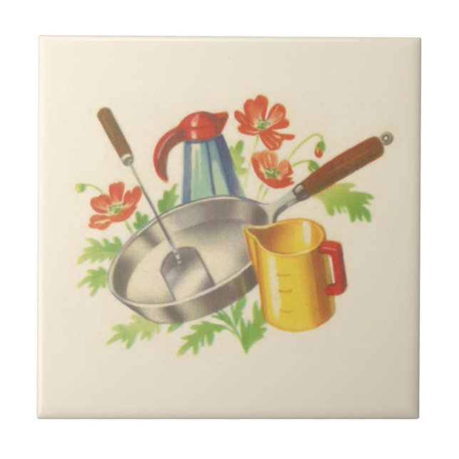 Keramiskt plattor, Small-KITCHEN ARRAY ’A’ Kakelplatta (Framsidan)