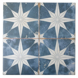 Keramiskt plattor - Star Burst Blue Kakelplatta