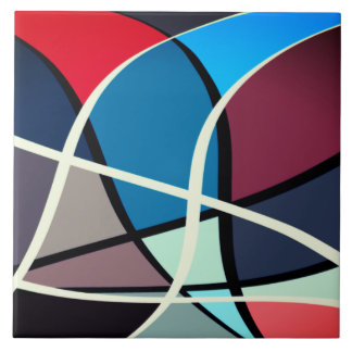 Keramiskt plattor, stor (6" × 6") Mönster 01 Kakelplatta