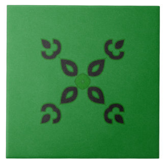 Keramiskt plattor - Svart och Grönt, texturerad de Kakelplatta