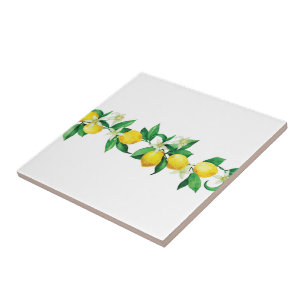 Keramiskt plattor/trivet-lemoner keramiskt plattor kakelplatta