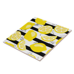 Keramiskt plattor/trivet-lemoner keramiskt plattor kakelplatta