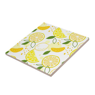 Keramiskt plattor/trivet-lemoner keramiskt plattor kakelplatta