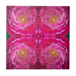 Keramiskt plattor / trivet - Rosa Cactus Ro Kakelplatta