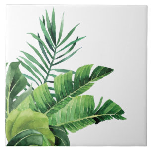 Keramiskt plattor/trivet-Tropiskt Handflatan Kakelplatta