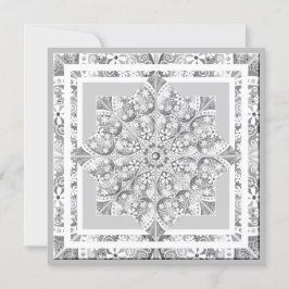 Keramiskt spets Grå svart kort