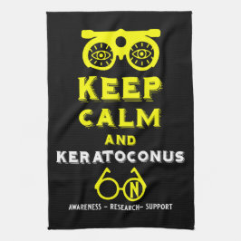 Keratoconusstöd och medvetenhet kökshandduk