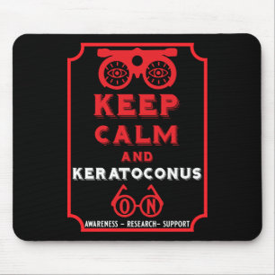 Keratoconusstöd och medvetenhet musmatta