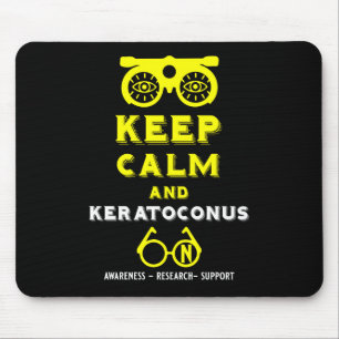 Keratoconusstöd och medvetenhet musmatta