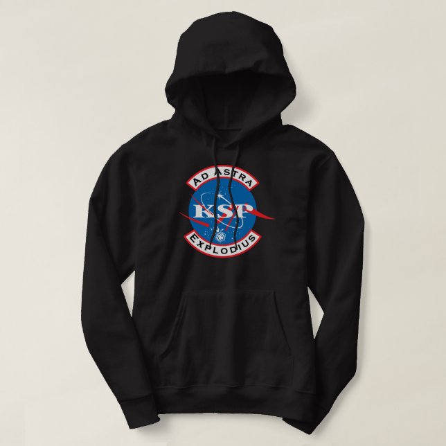 Kerbal KSP Ad Astra Explodius Classic T Shirt Hoodie (Design framsida)