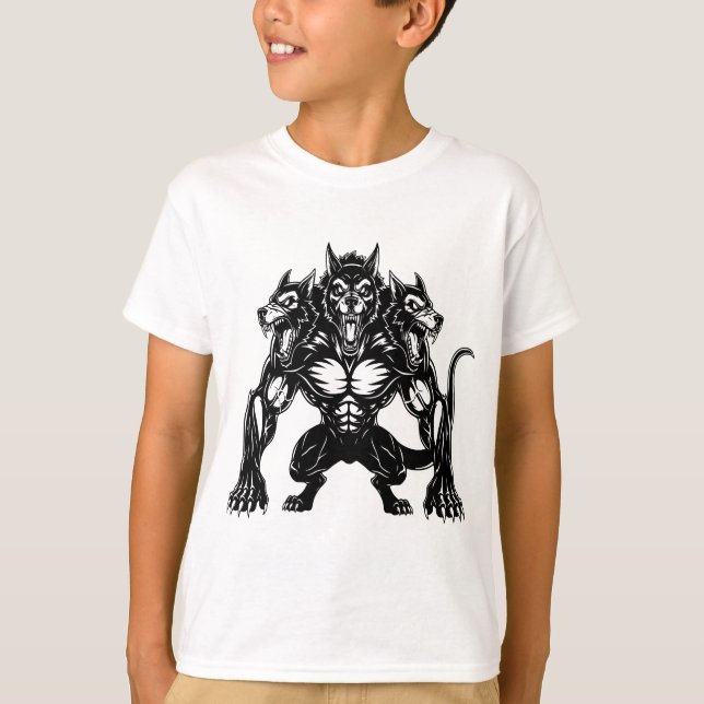 Kerberos hundar  t shirt (Framsida)