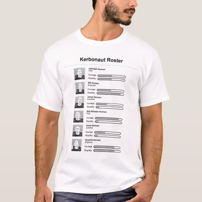 Kerbonaut Rostermanar T-tröja Tee (Framsida)