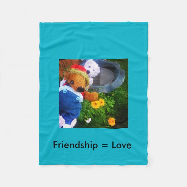 Ker'D och deeOHgeeullfilt Fleecefilt (Framsidan)