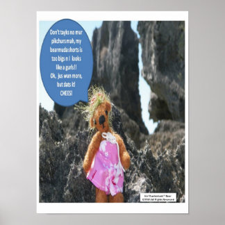 Ker'Dunkedunk Bear Vacation Poster