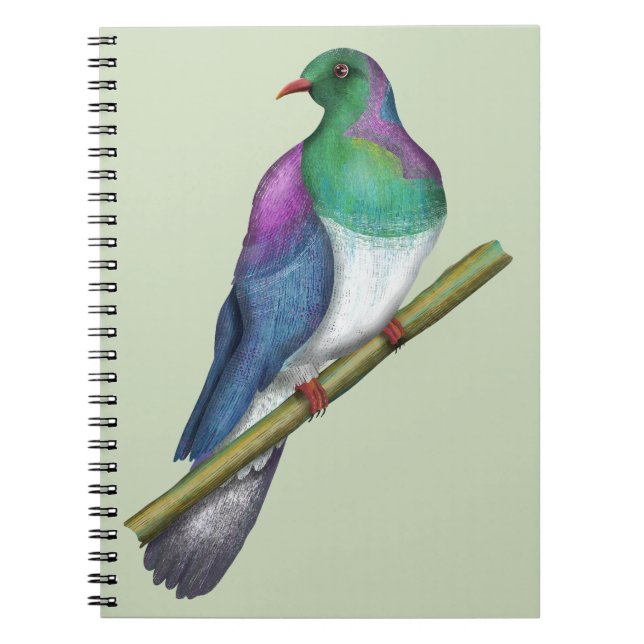 Kereru Wood dueon Anteckningsbok (Framsidan)