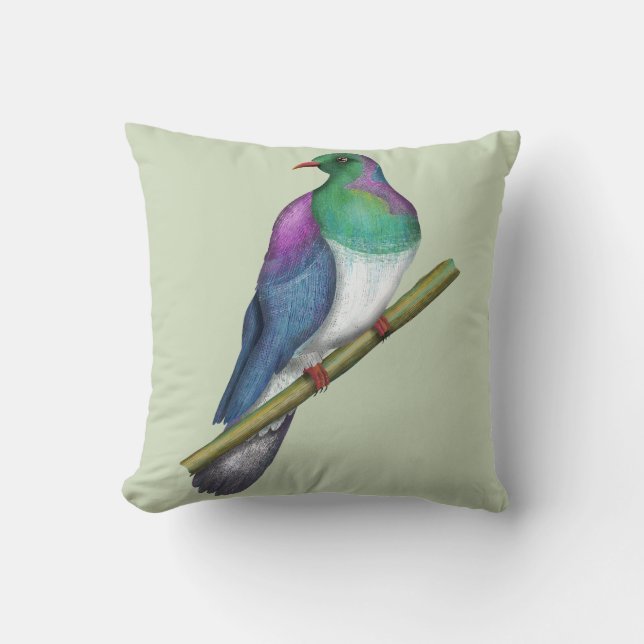 Kereru Wood dueon Kudde (Framsida)