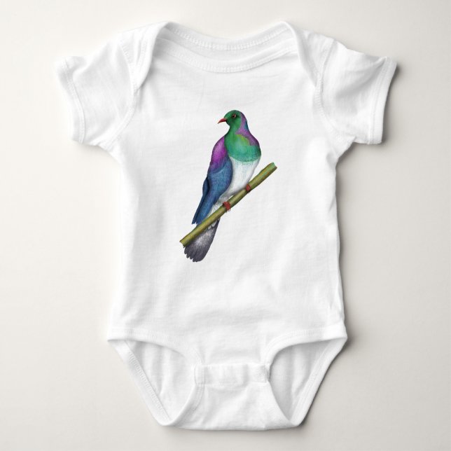 Kereru Wood dueon T Shirt (Framsida)