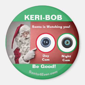 KERI-BOB Santa bevakar dig! Dag och natt Magnet