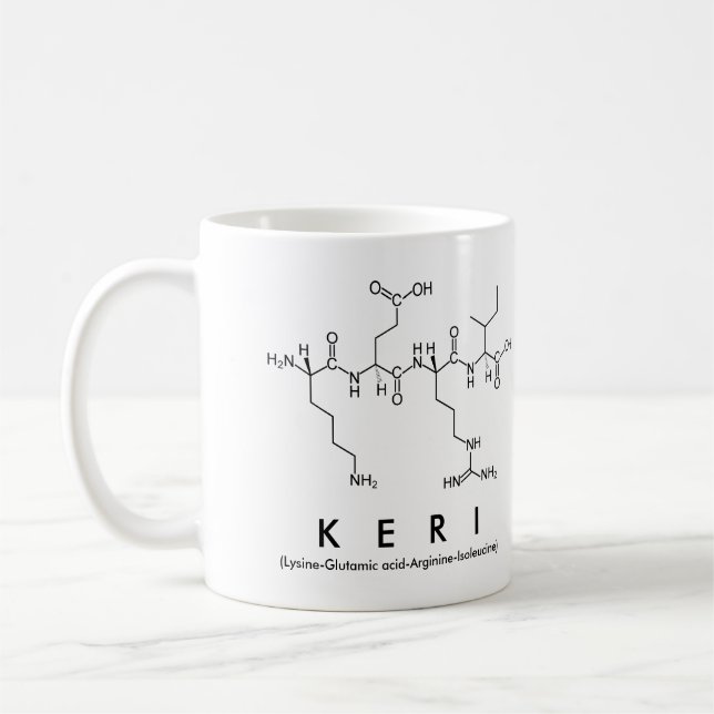 Keri peptide namn mugg (Vänster)