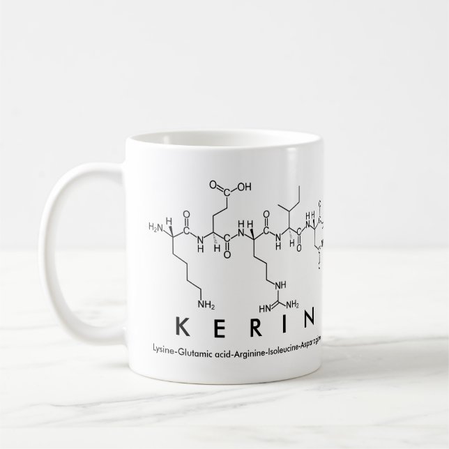 Kerin peptide namn mugg (Vänster)