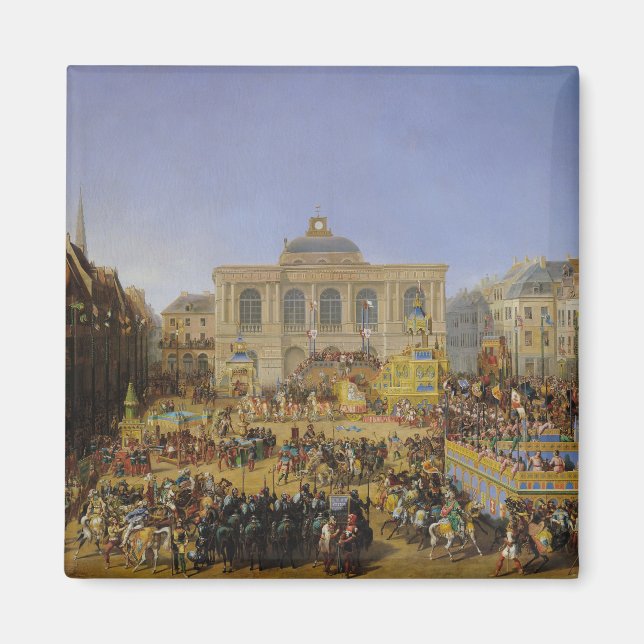 Kermesse i Saint-Omer 1846 Magnet (Framsidan)