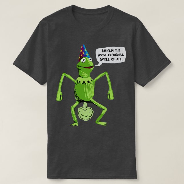 Kermit BEHOLD, den mäktigaste lukten av alla T Shirt (Design framsida)