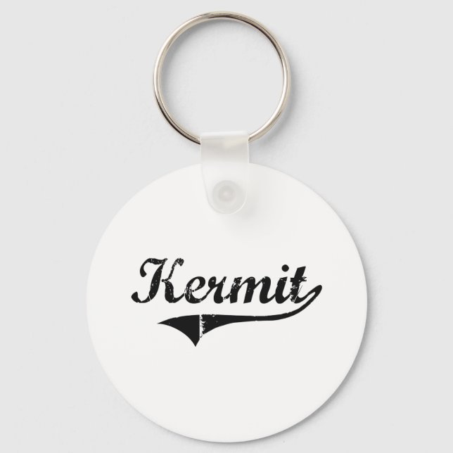 Kermit Classic Stil Namn Nyckelring (Framsida)