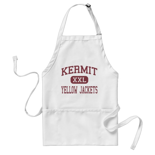 Kermit - gult klår upp - junior - Kermit Texas Förkläde (Framsidan)