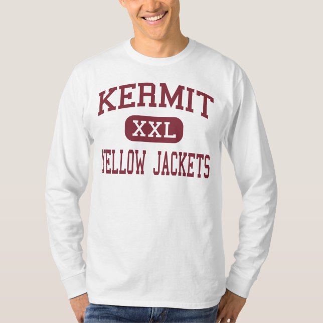 Kermit - gult klår upp - kick - Kermit Texas Tee (Framsida)
