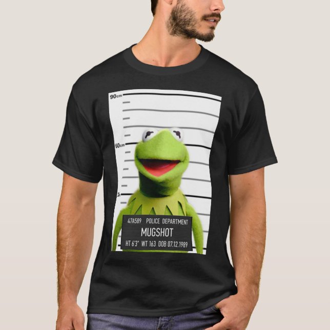 Kermit Mugshot Classic T-Shirt (Framsida)