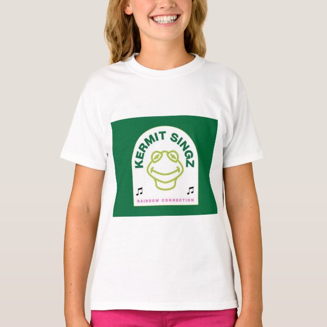 Kermit Sjungas TikTok Merch T Shirt (Framsida)