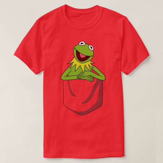 Kermit the Frog in Pocket T Shirt (Design framsida)