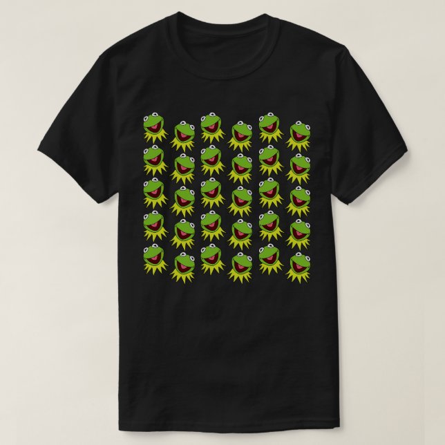 Kermit the Frog mönster T Shirt (Design framsida)