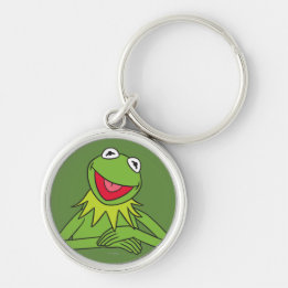 Kermit the Frog Rund Silverfärgad Nyckelring