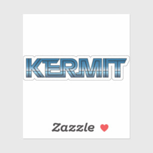 Kermit TX Retro Klistermärken