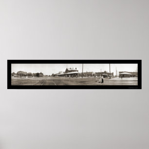 Kern CA panoramafoto 1909 Poster