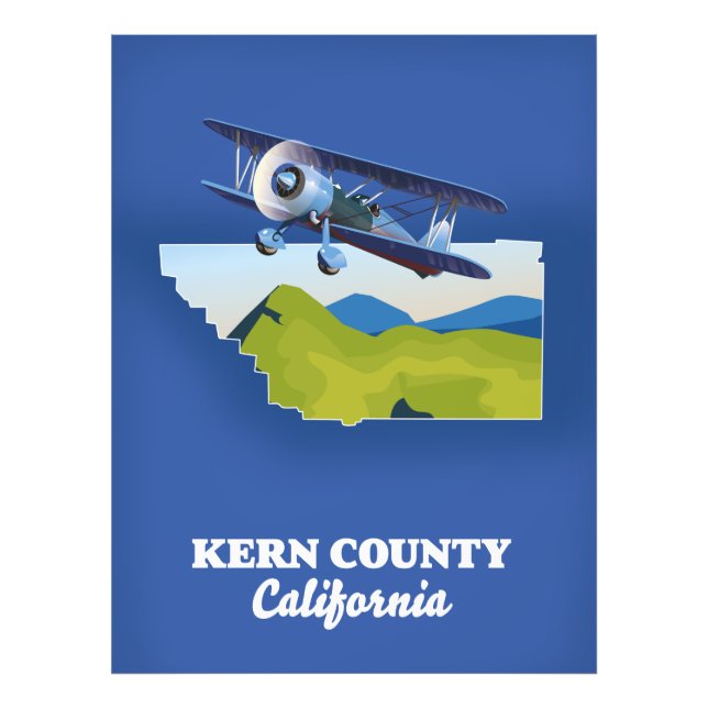 Kern County California Fototryck (Framsidan)