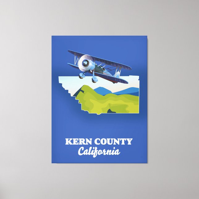 Kern County Kalifornien Canvastryck (Framsida)