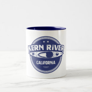 Kern River California Kayaking Två-Tonad Mugg