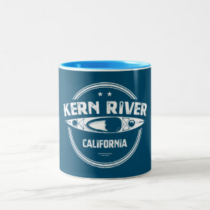 Kern River California Kayaking Två-Tonad Mugg
