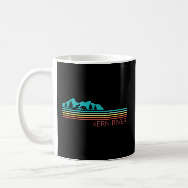 Kern River California Sequoia Forest Kernville Cam Kaffemugg (Vänster)