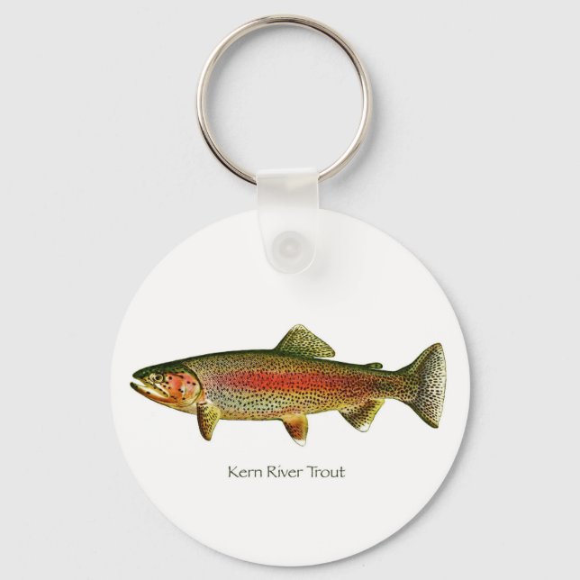 Kern River Trout Keychain Nyckelring (Framsida)